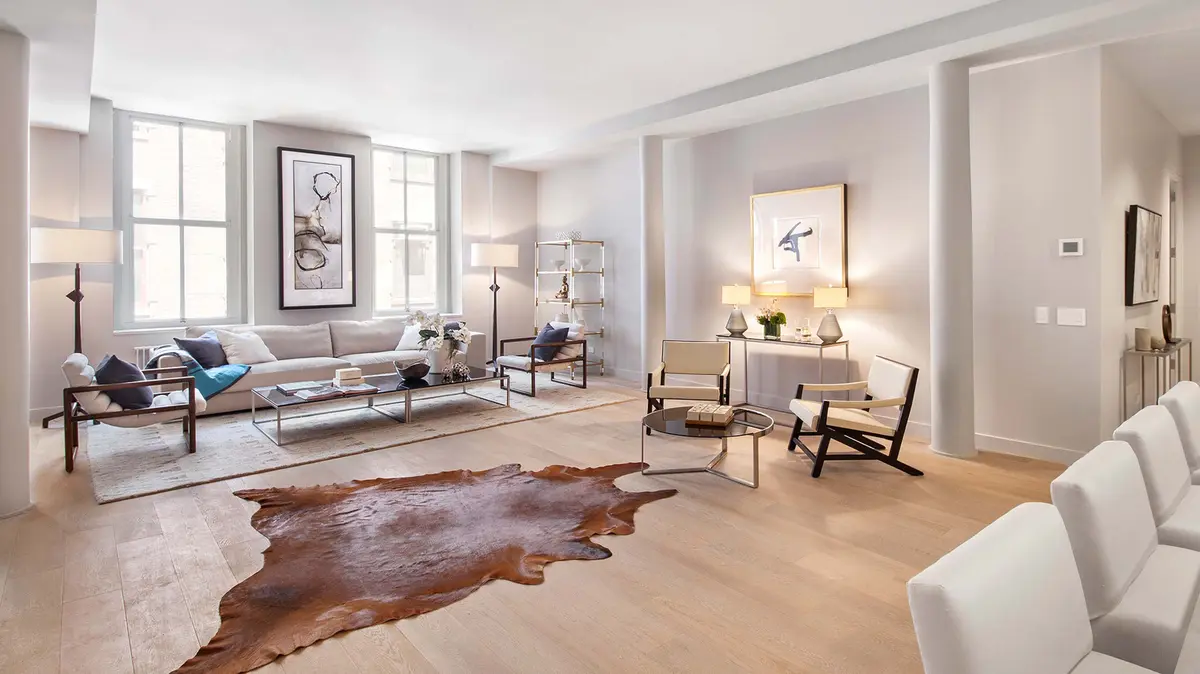 Interior of a loft residence at 63 Greene Street